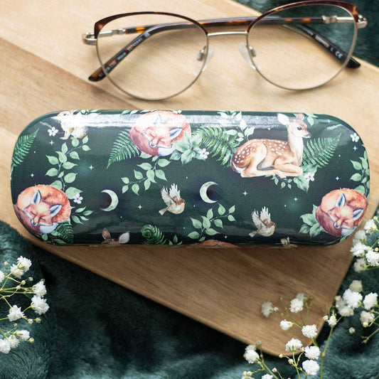 Forest Animal Print Glasses Case