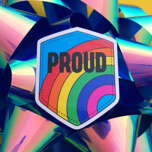 Proud Rainbow Vinyl Sticker