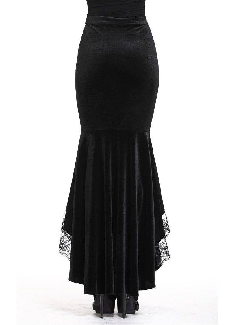 Dark In Love Cordelia Velvet Skirt