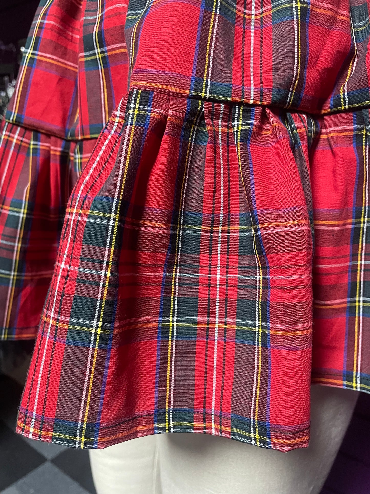 Tartan flared Mini Skirt
