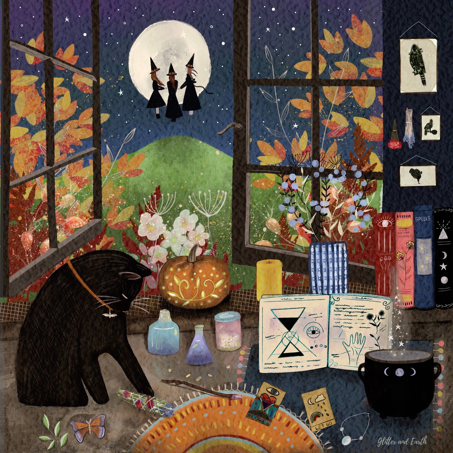 Halloween scene