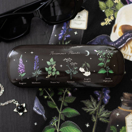 Poisonous Plants Gothic Botanical Glasses Case