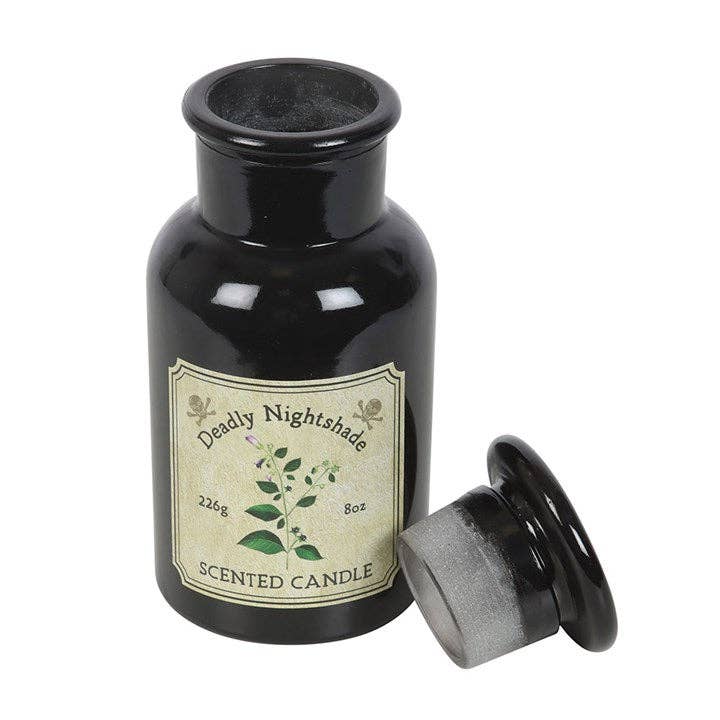 Deadly Nightshade Gothic Apothecary Candle