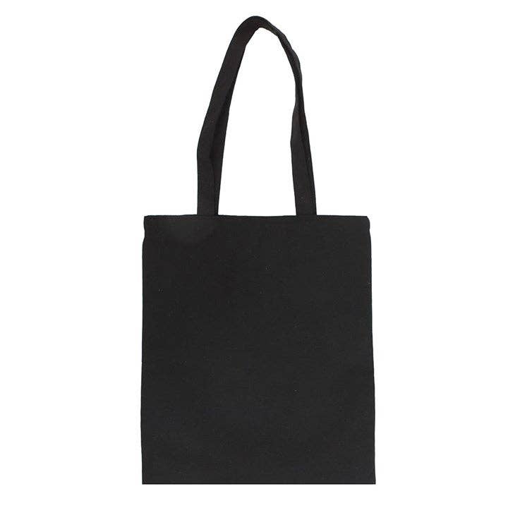 Black Talking Board Polycotton Tote Bag
