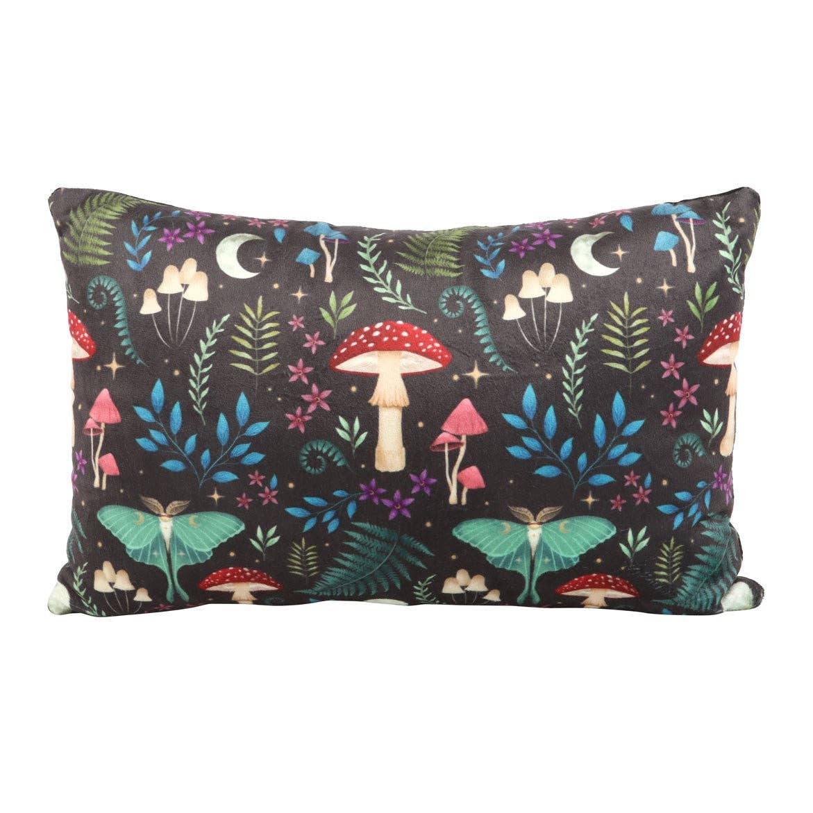 Rectangular Dark Forest Print Cushion