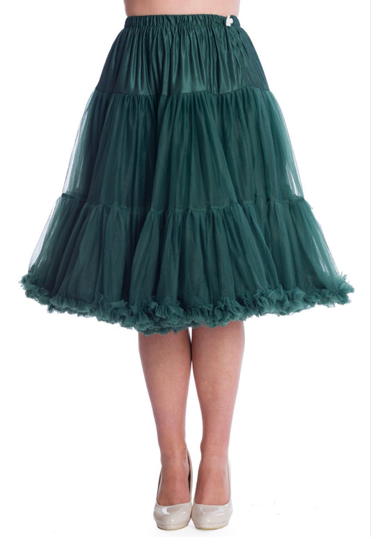 Full Dancing Petticoat Bottle Green ( New style)