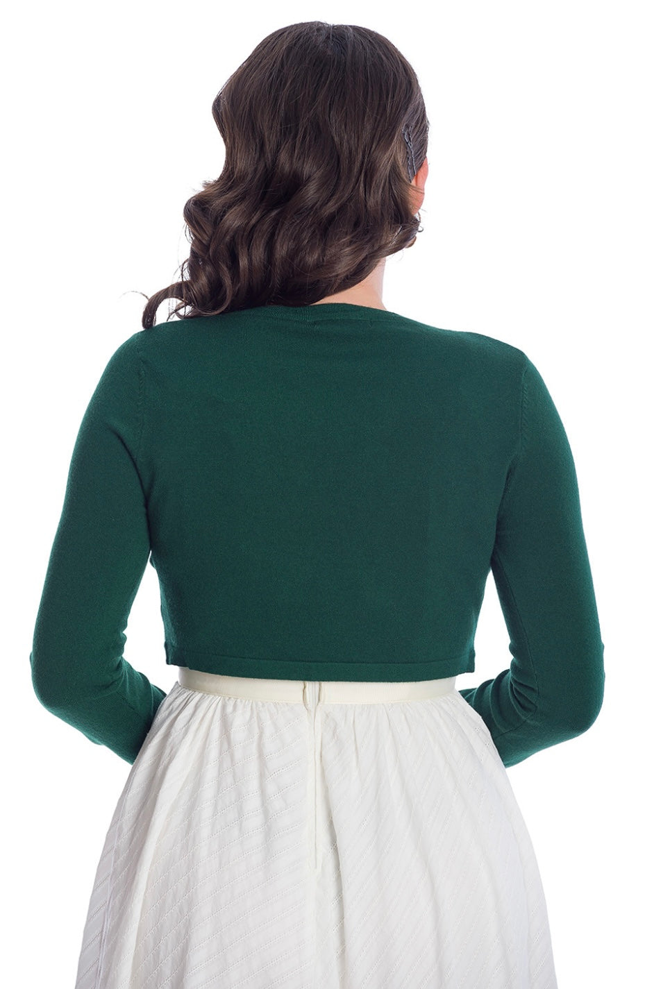 Flickers Bolero Bottle Green