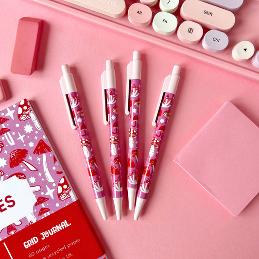 Pink Mushroom Pen