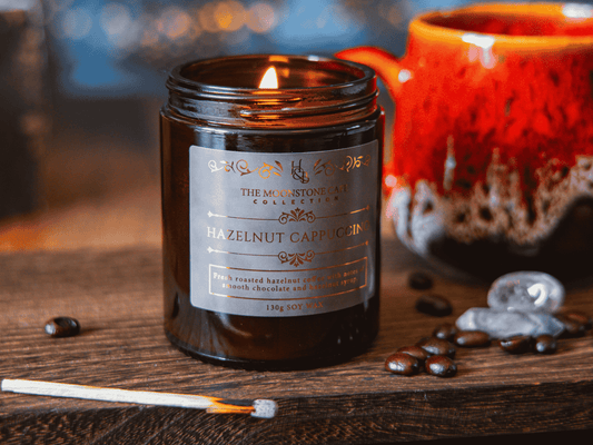 Hazelnut Cappuccino Scented Soy Candle 130g