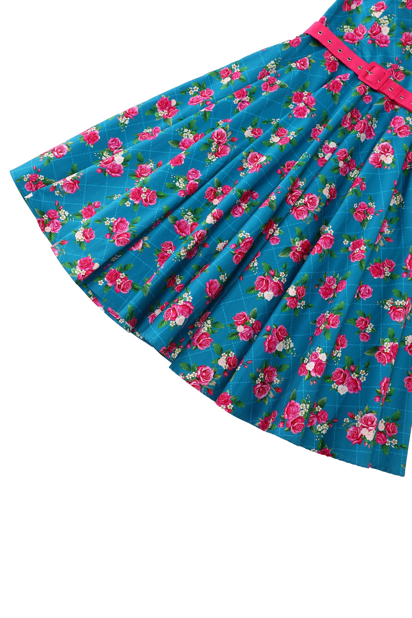 Daisy Fifties Style Rose Halter Dress