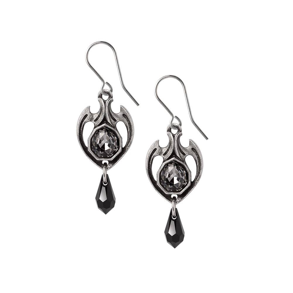 Midnight Memorial (Dropper Earring Pair)