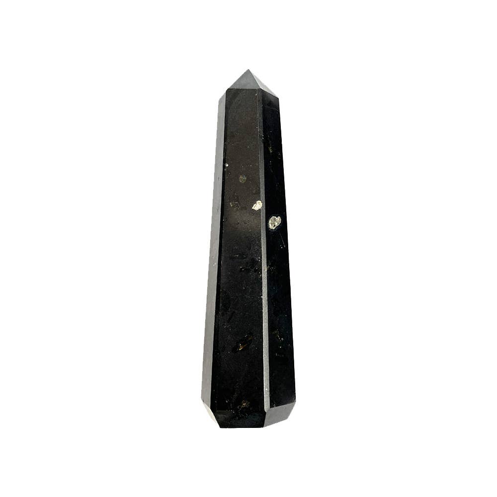 Obelisk Tower, 8-10cm: Black Tourmaline