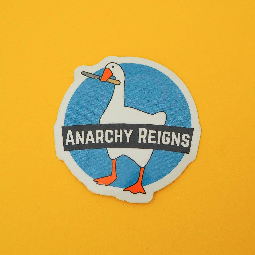 Anarchy Reigns Goose - Vinyl Sticker
