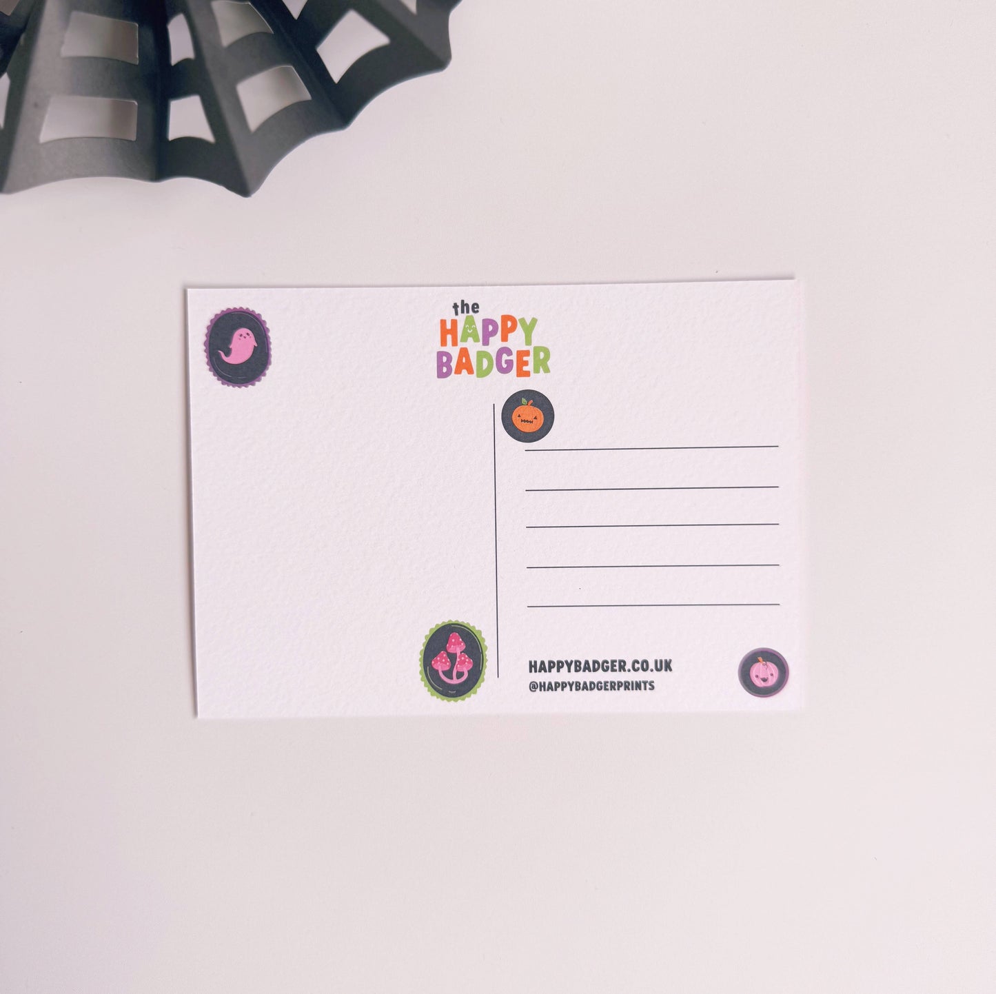 It's Frickin' Bats, I Love Halloween Postcard | Funny Quote