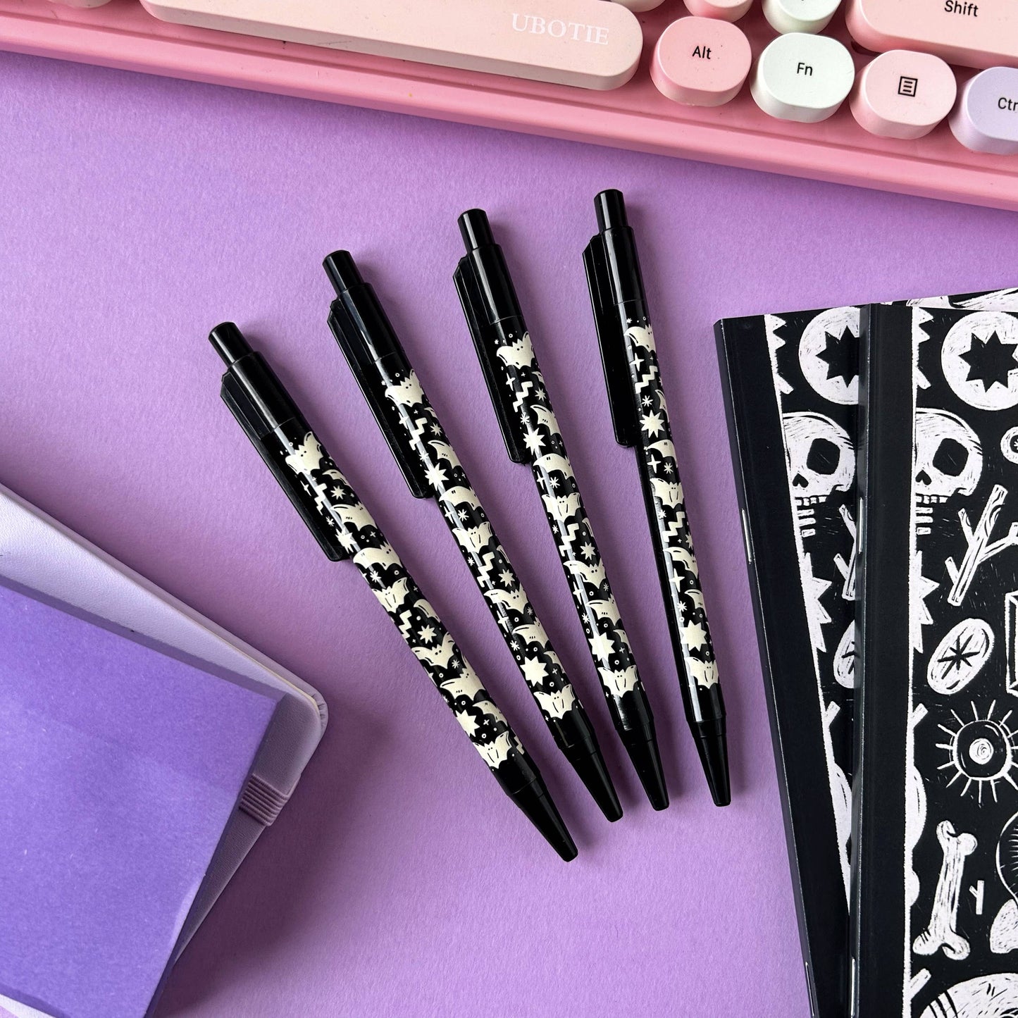 Bat Pattern Pen