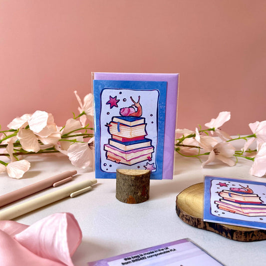 Book Stack - A7 Card