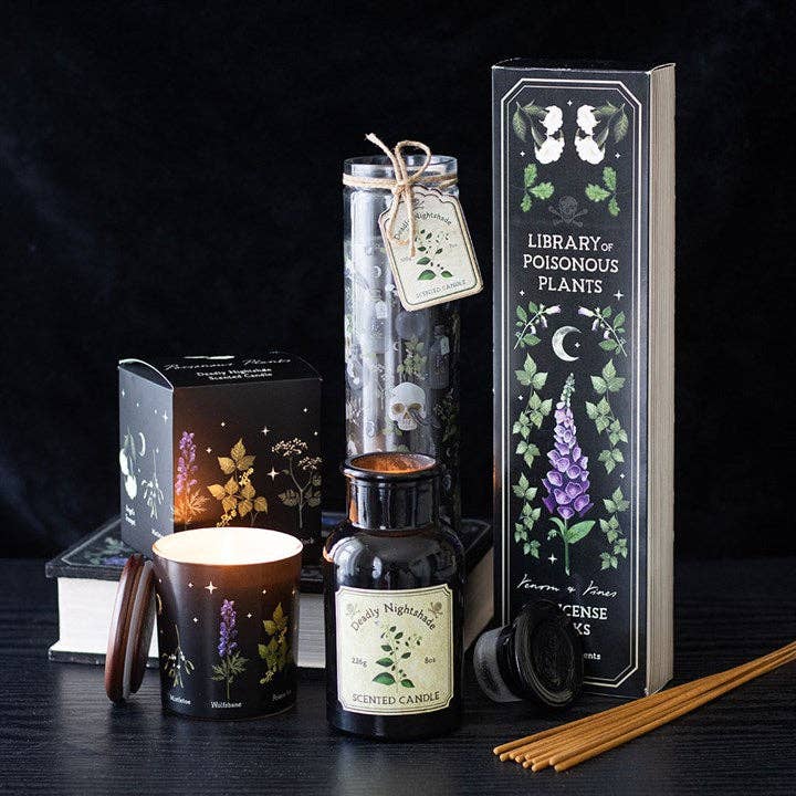 Deadly Nightshade Gothic Apothecary Candle