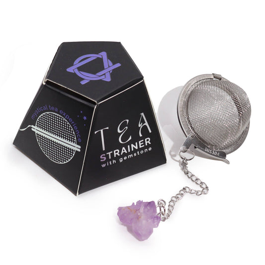 Amethyst Gemstone Tea Strainer