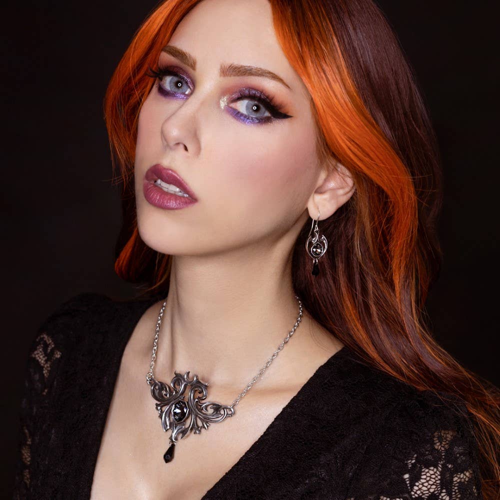 Midnight Memorial (Dropper Earring Pair)