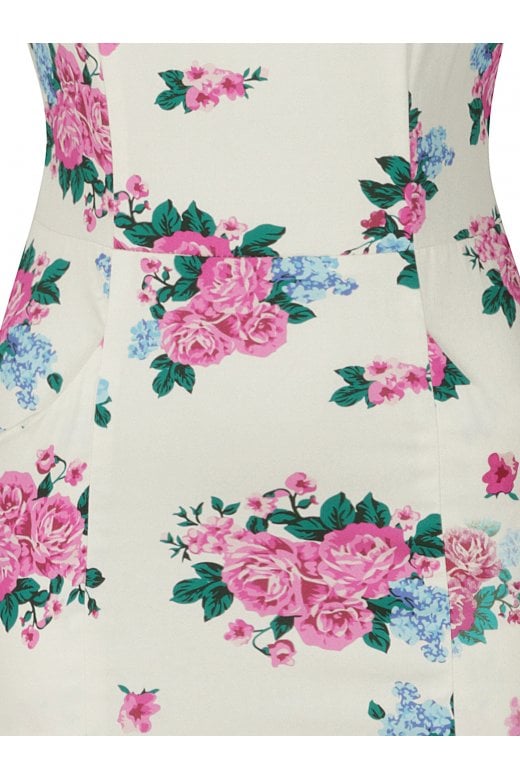 Hepburn Floral Pencil Dress