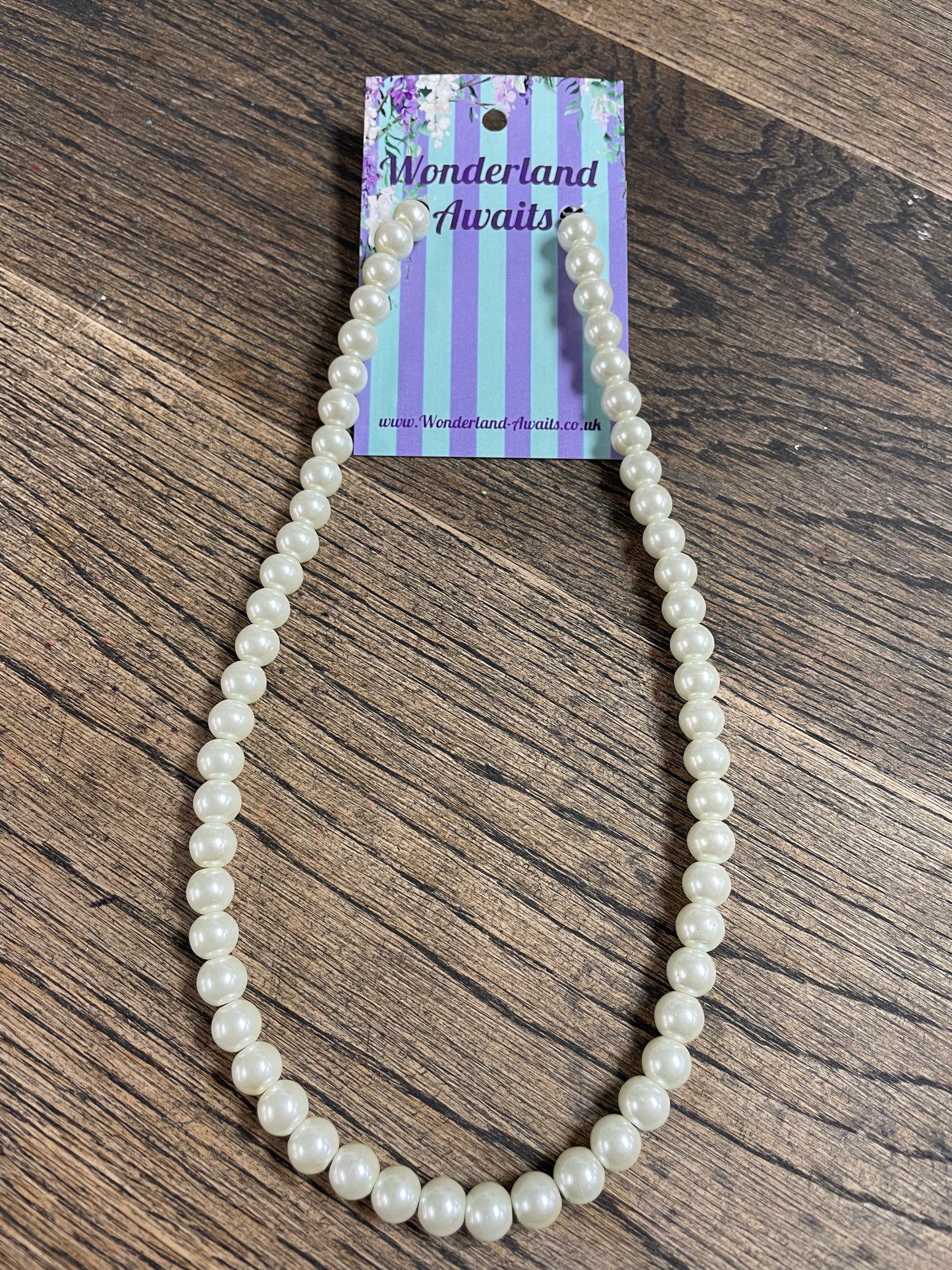 Ivory Faux Pearl Necklace