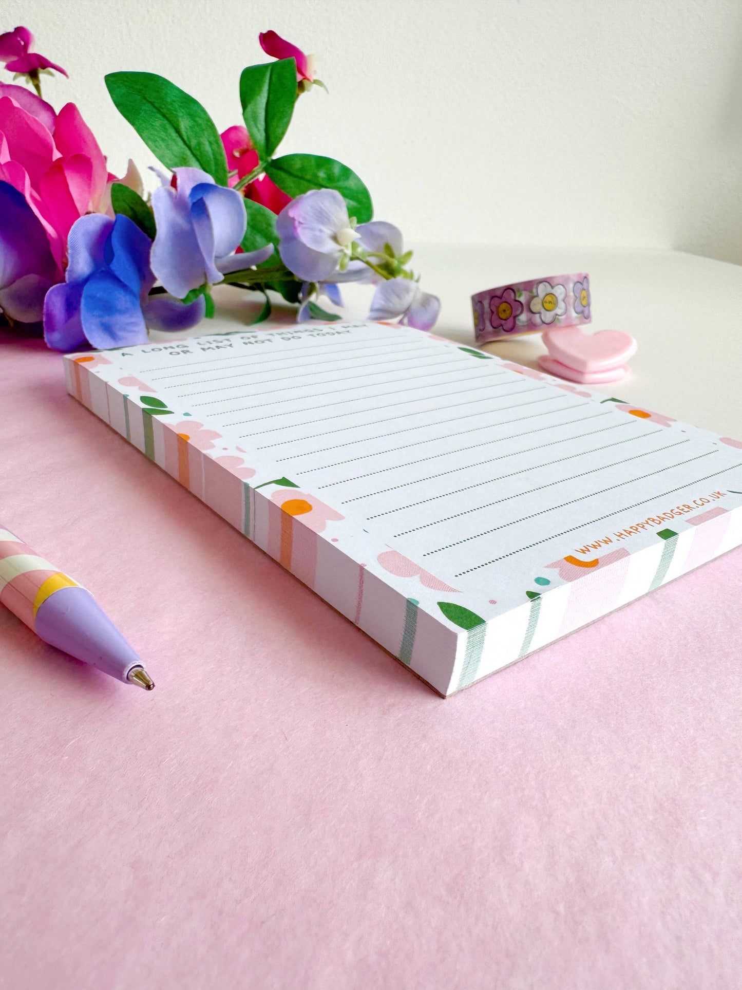 Funny A6 Lined Notepad | Cute Stationery | 100 Page Notepad