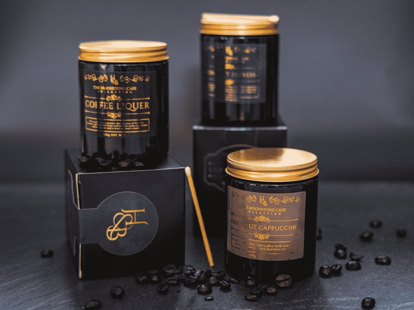 Hazelnut Cappuccino Scented Soy Candle 130g