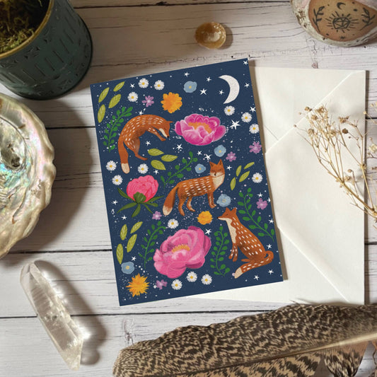 Floral foxes
