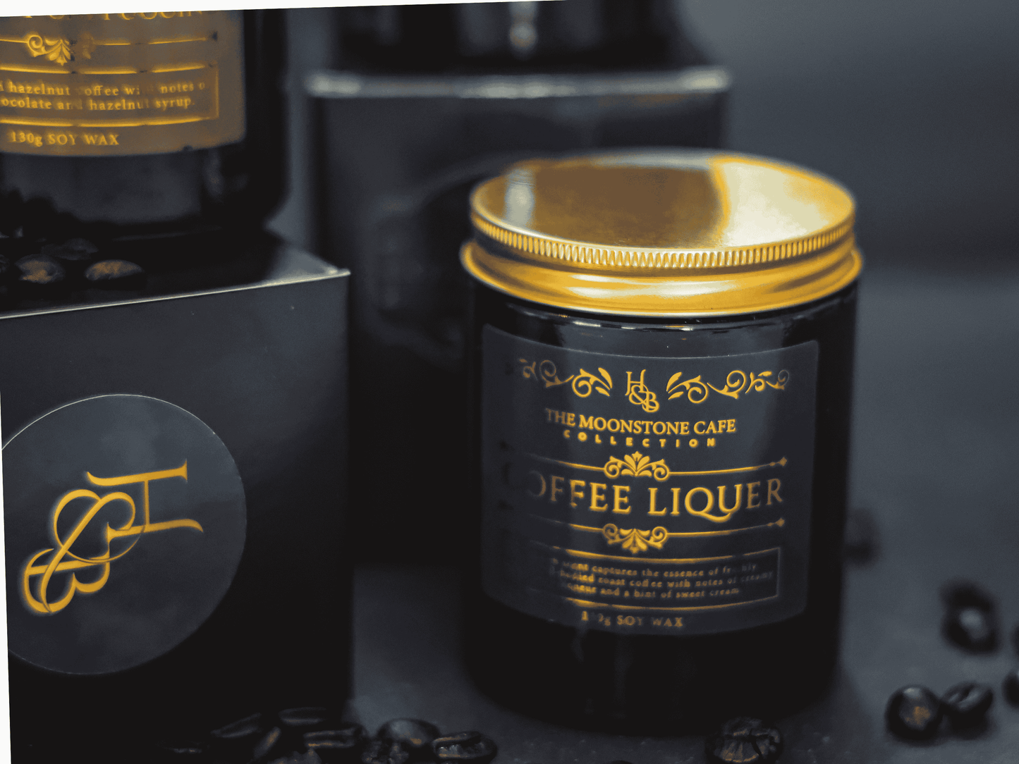 Coffee Liqueur Scented Soy Candle 130g