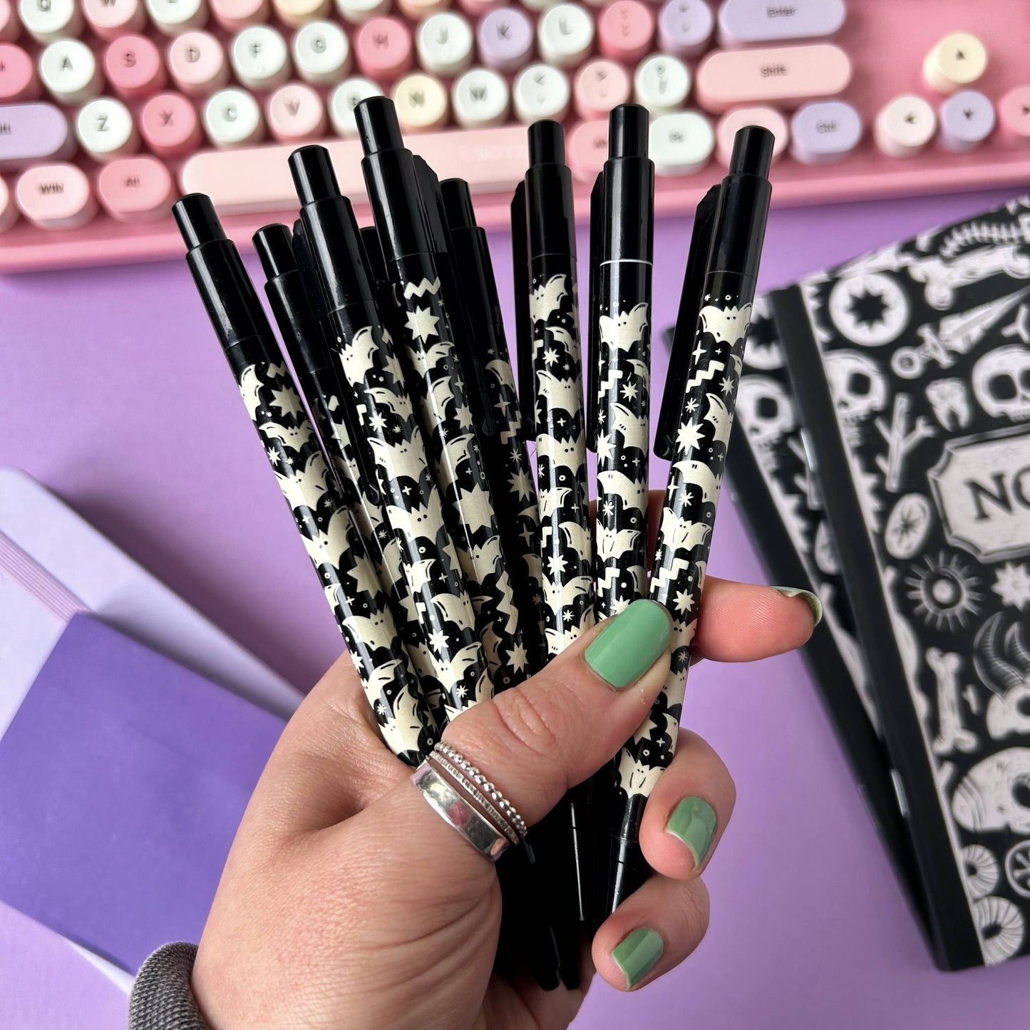 Bat Pattern Pen