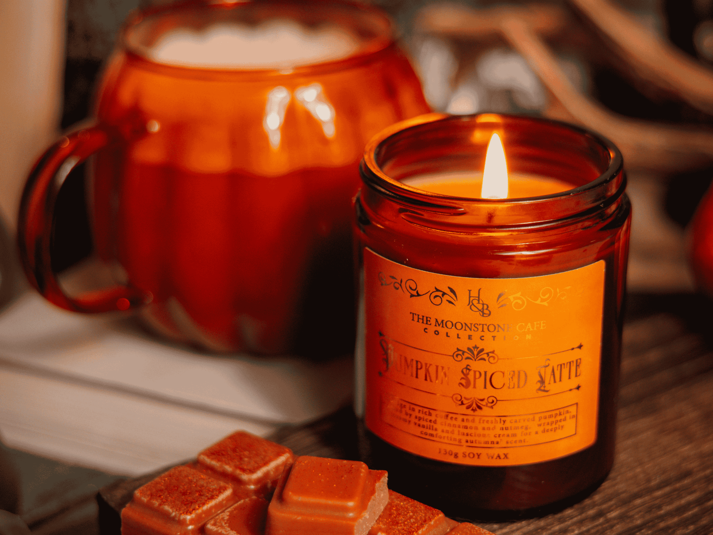 Pumpkin Spiced Latte Scented Soy Candle 130g