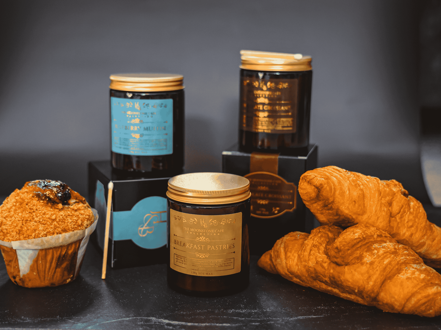 Chocolate Croissant Scented Soy Candle 130g