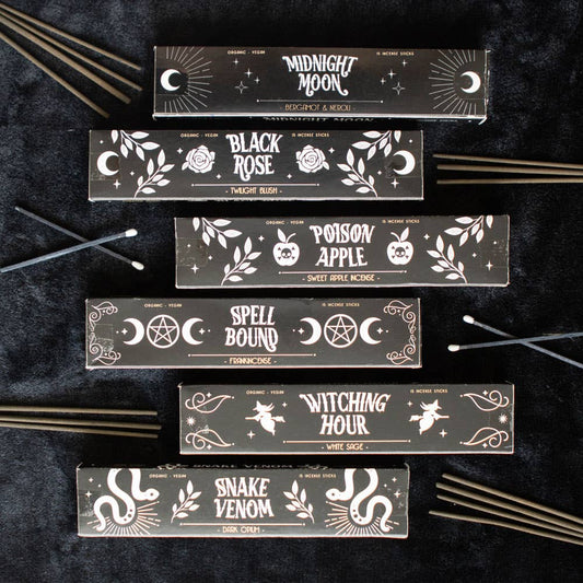 Midnight Rituals Gothic Incense Sticks 6 scents