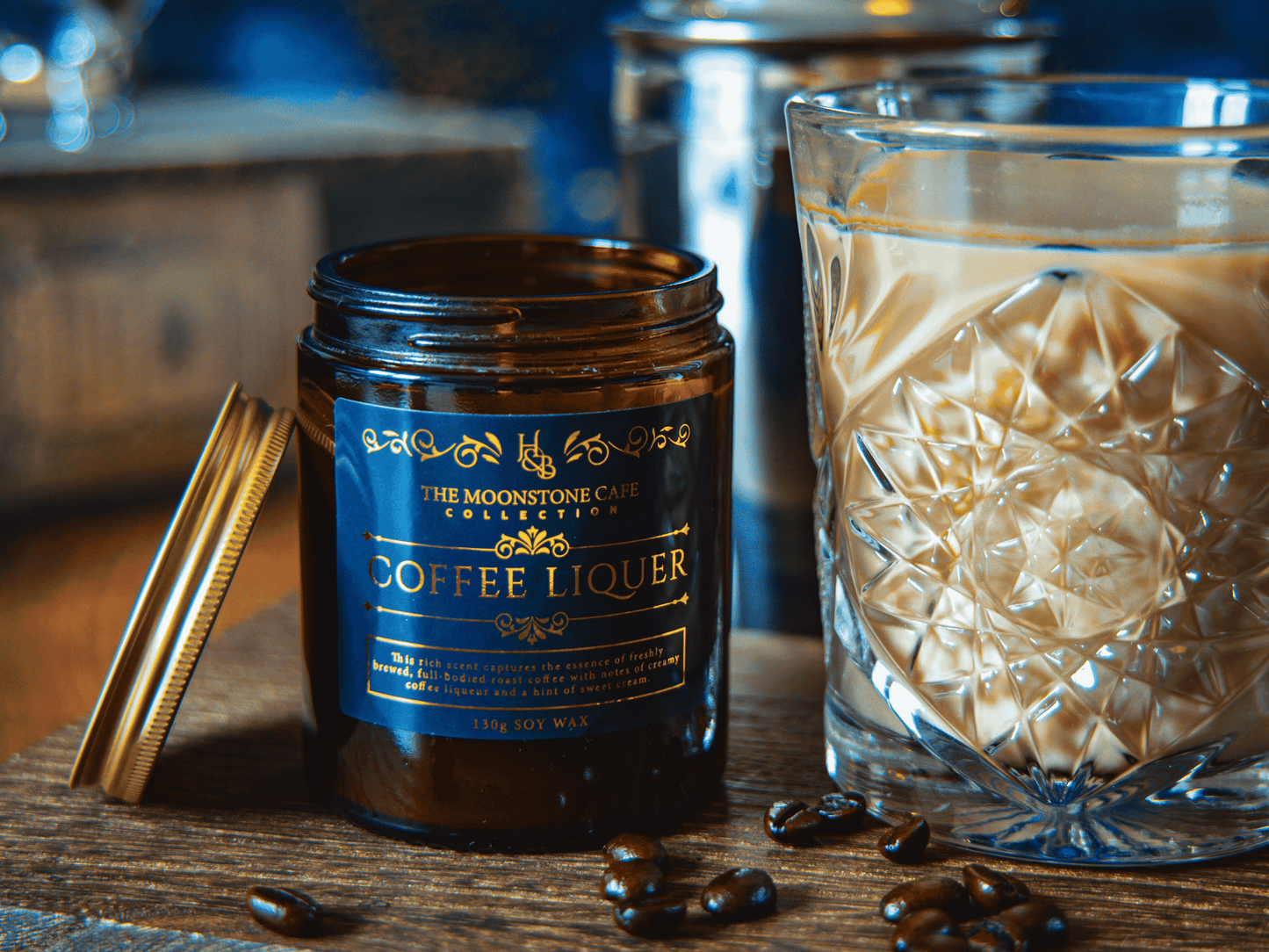 Coffee Liqueur Scented Soy Candle 130g