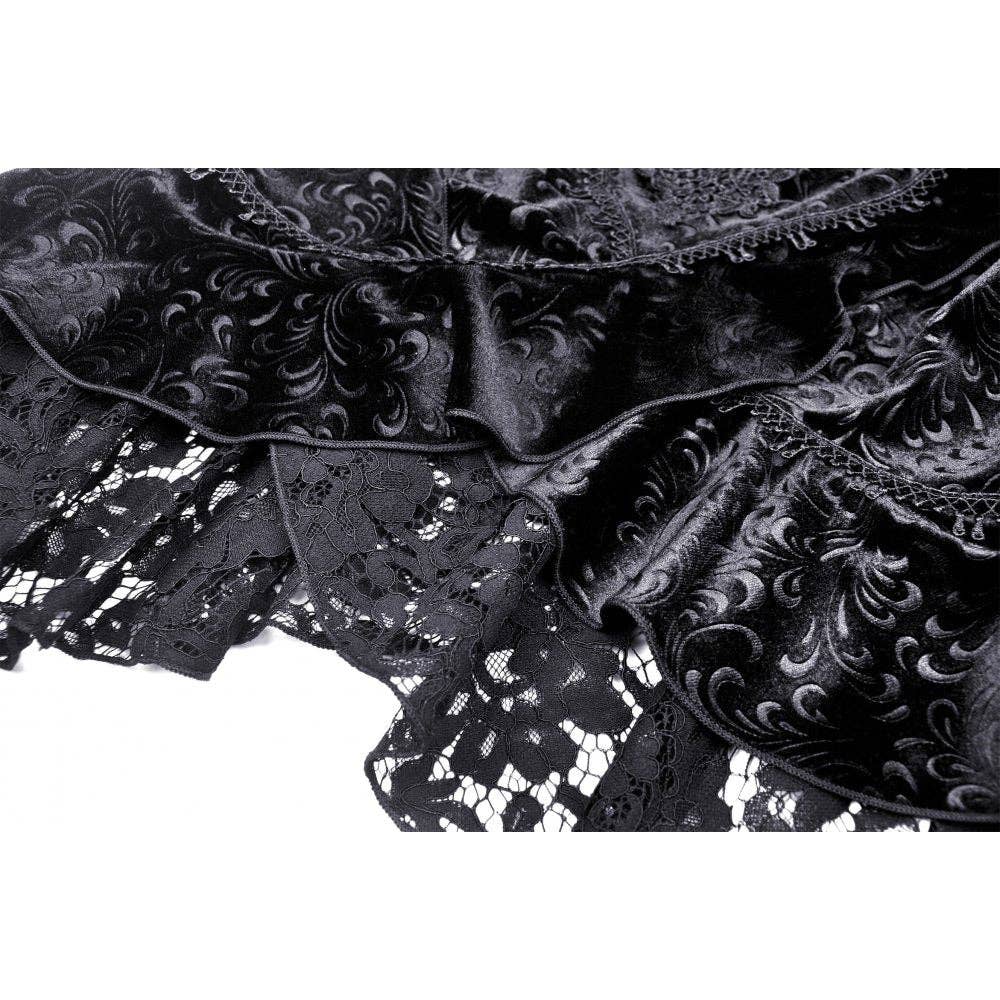 Dark In Love Zira Velvet Fishtail Skirt