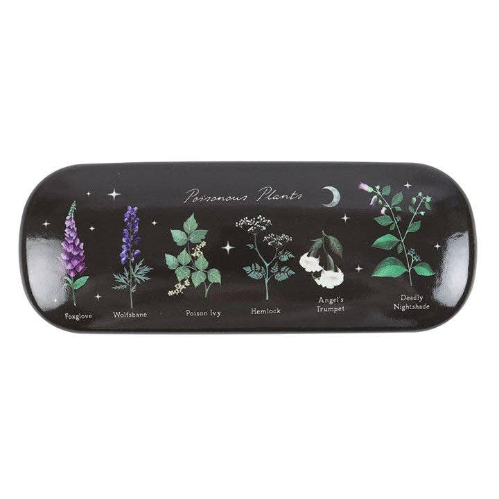 Poisonous Plants Gothic Botanical Glasses Case
