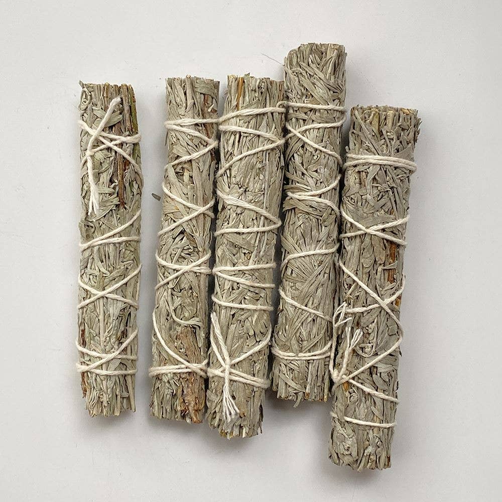 Slimline Smudge Stick, Blue Sage 4"