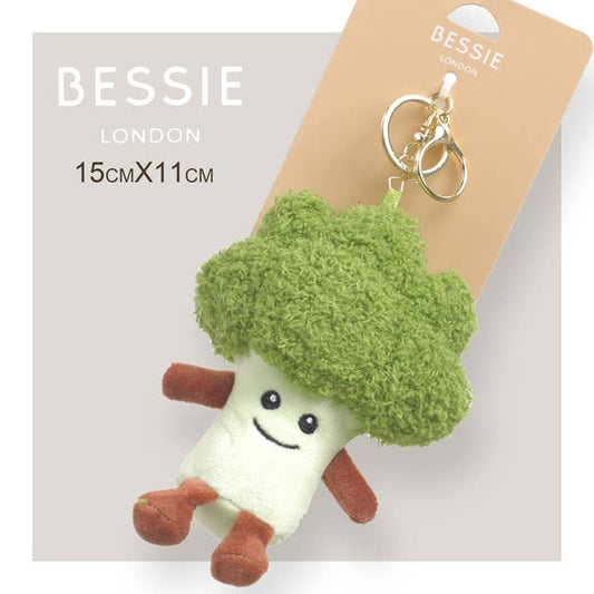 PLUSH BROCCOLI BAG CHARM