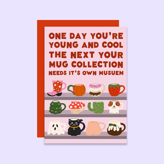 Funky Mug Collection Birthday Card