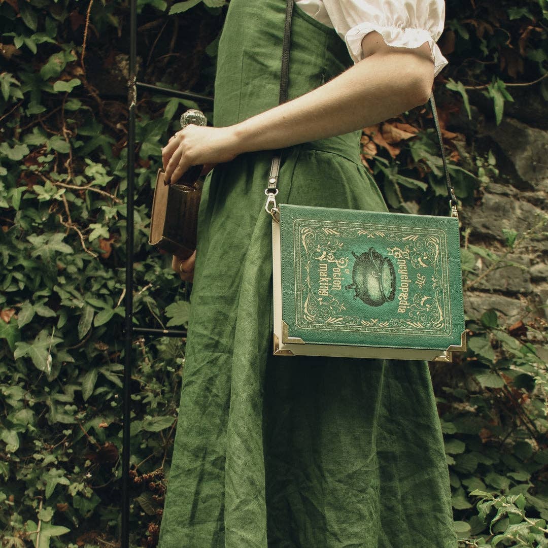 The Encyclopedia of Potion Making Book Handbag Crossbody Purse: Small
