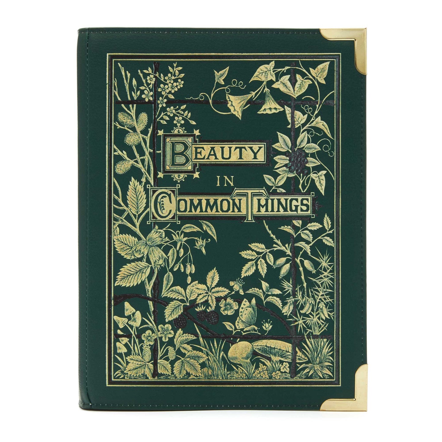 Beauty in Common Things Book Handbag Crossbody Purse: Large