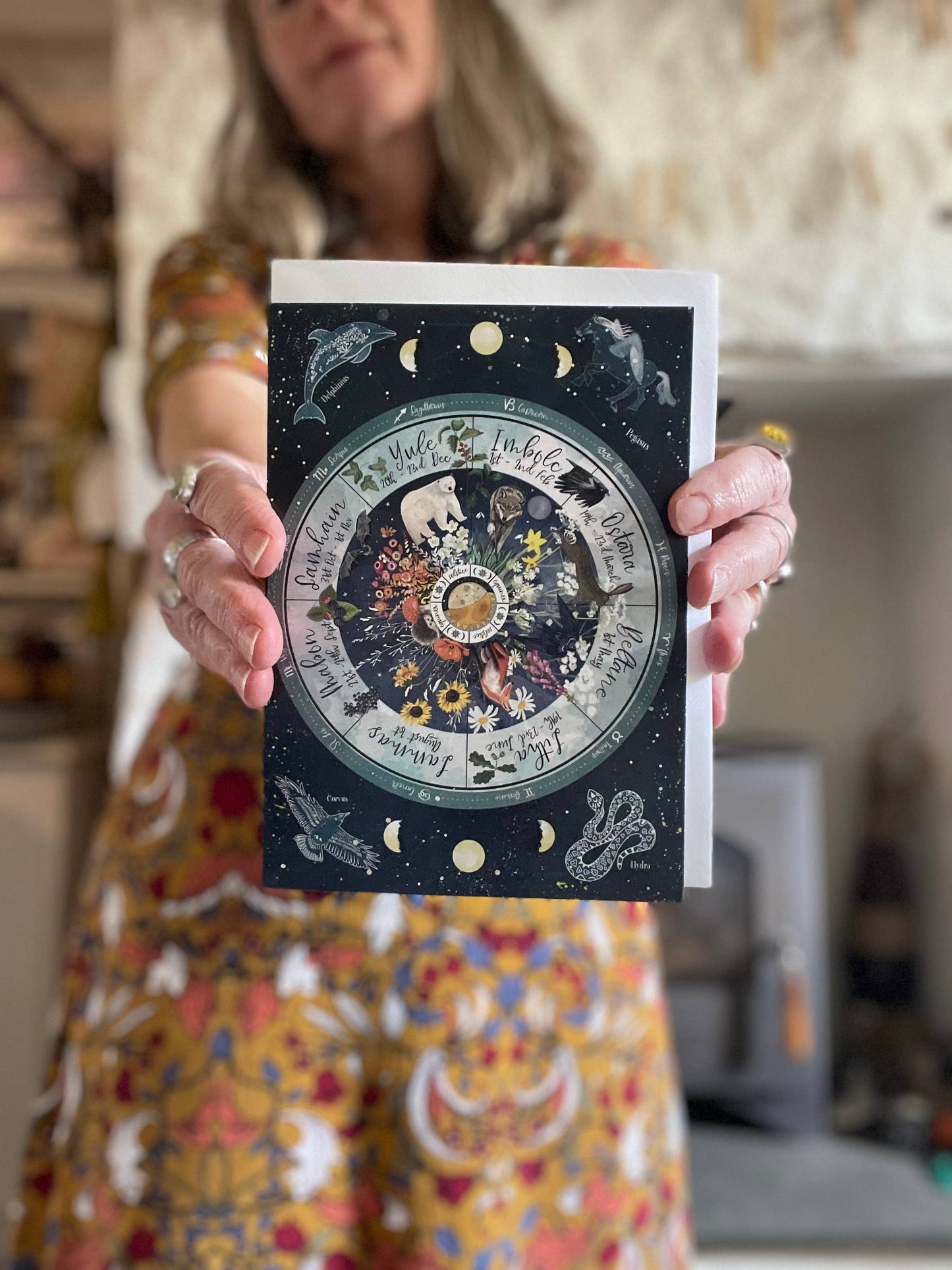 Wheel of the year Greeting Card