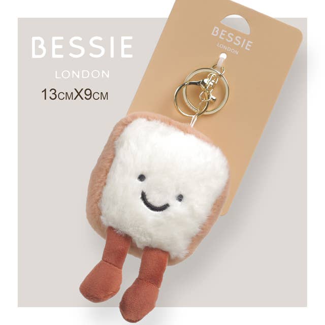 Plush toast bag charm
