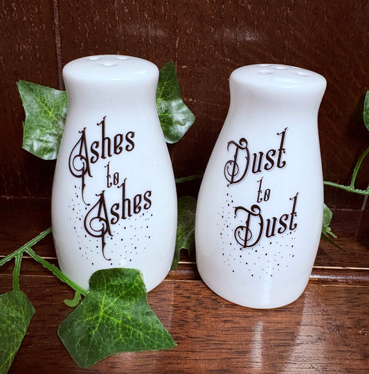 Alchemy Gothic Salt & Pepper ashes to ashes