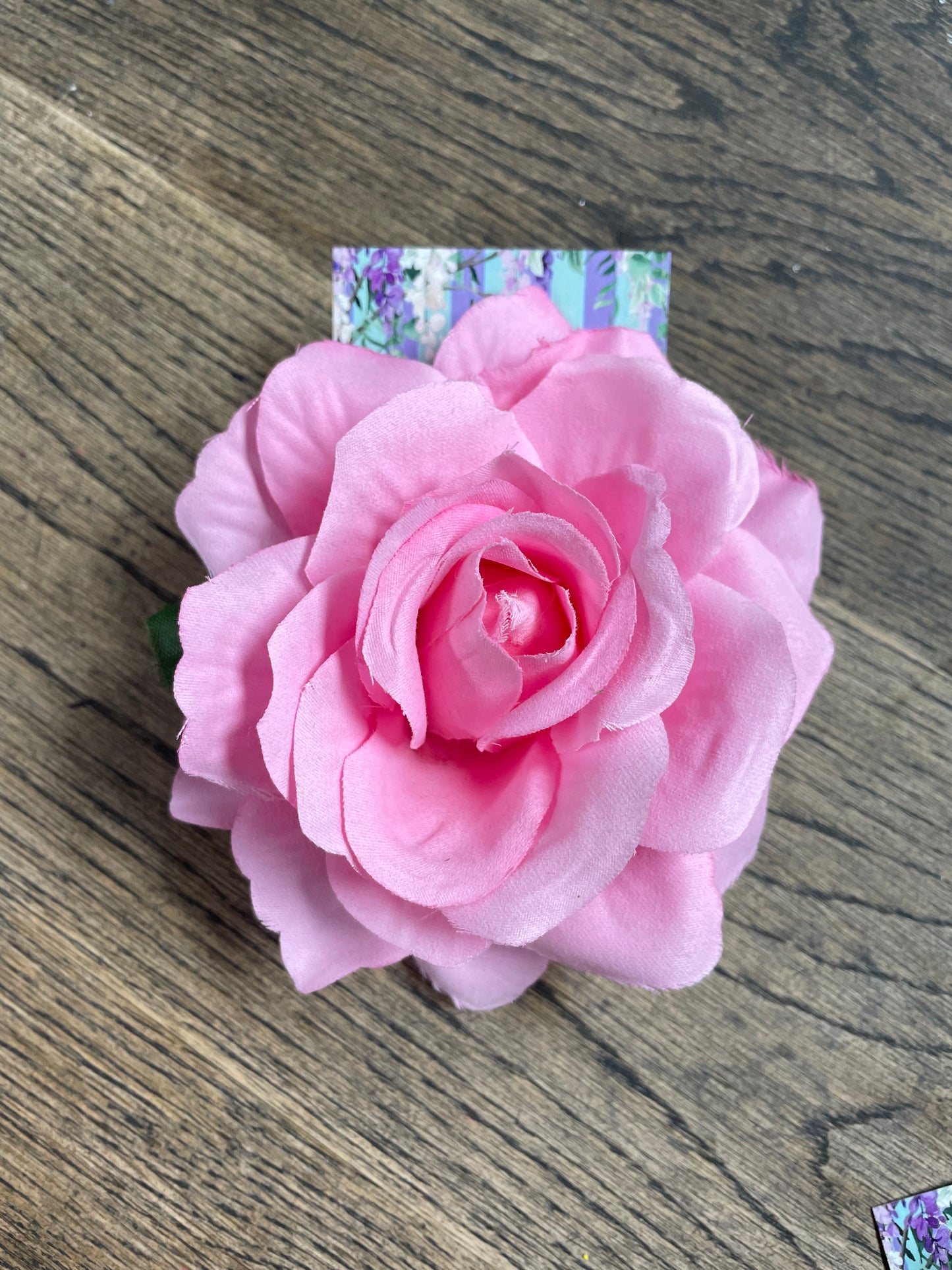 Flower Hair clip/brooch Pink