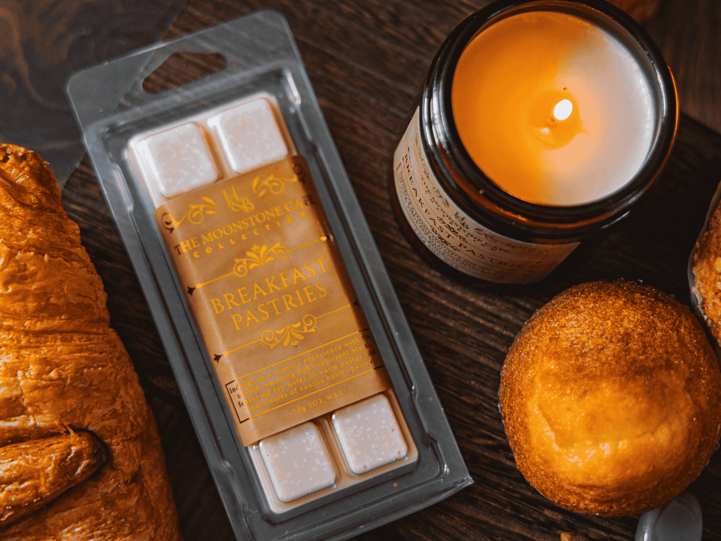 Breakfast Pastries Scented Soy Candle 130g