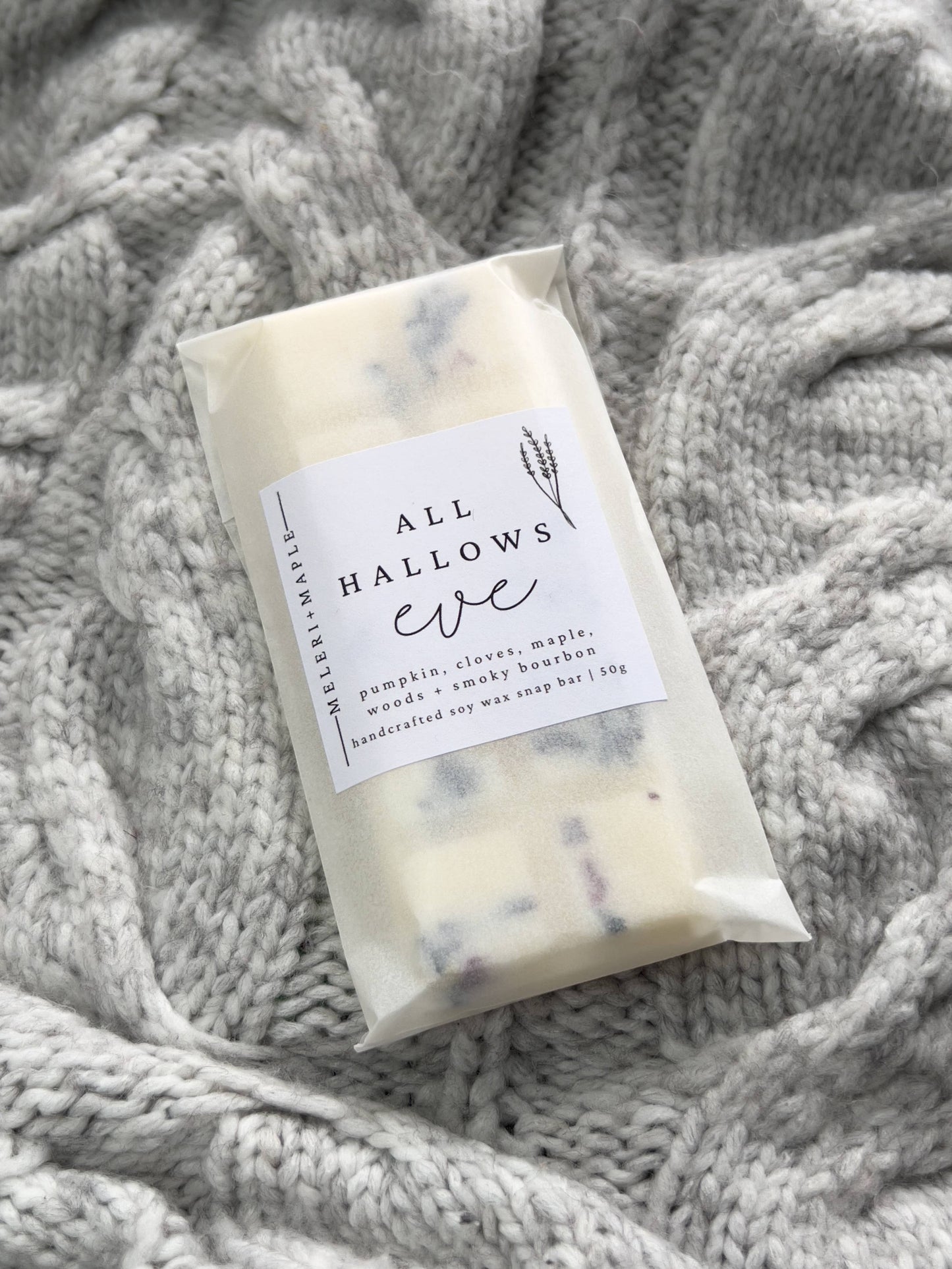 All Hallows Eve Scented Snap Bar Wax Melt