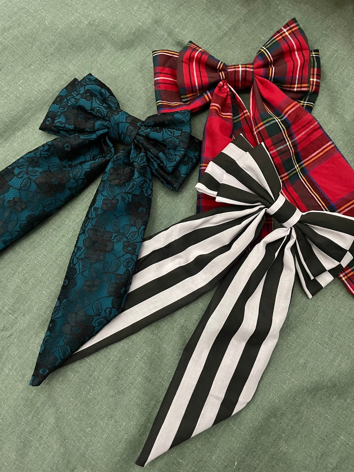 “Alice” Bow Hair Barrette. In Store custom Order.