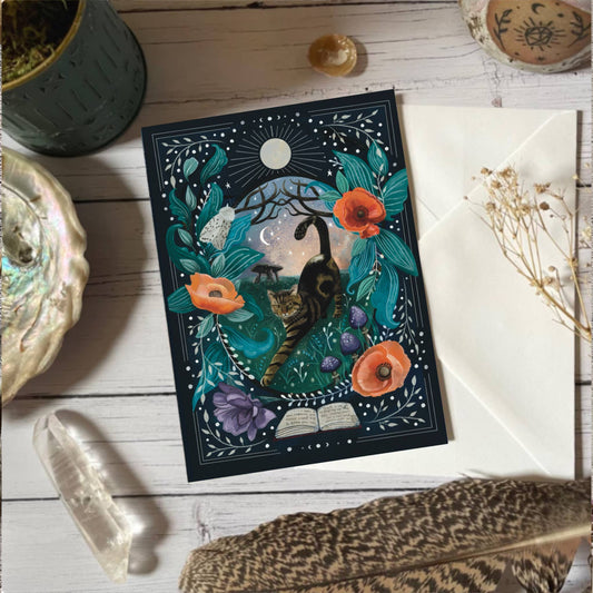 Cat tales Greeting Card