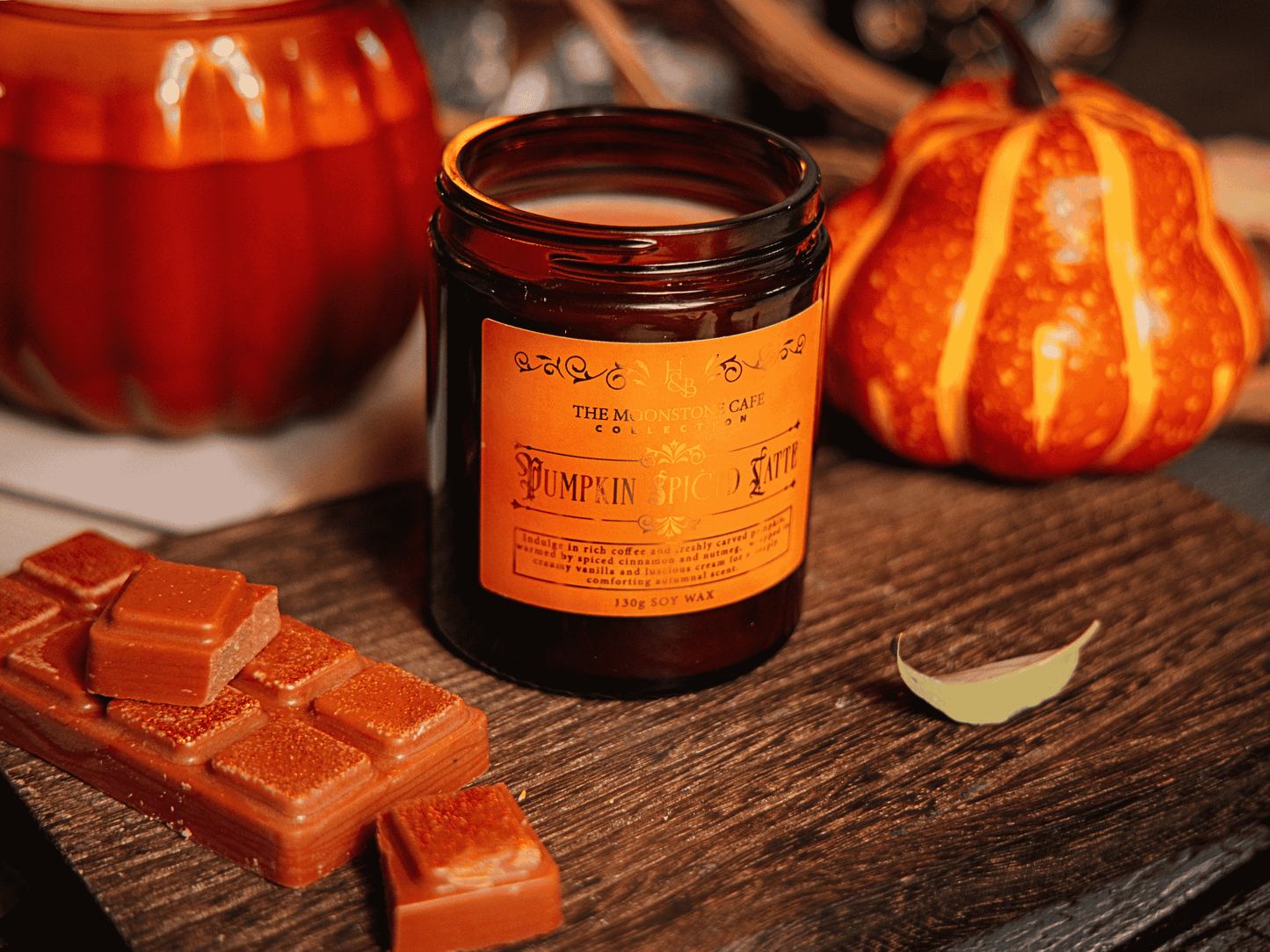 Pumpkin Spiced Latte Scented Soy Candle 130g